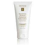 eminence organics strawberry rhubarb hyaluronic body lotion