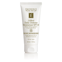 eminence organics lilikoi daily defense moisturizer spf x
